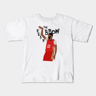 Anthony Davis- Fear The Brow Kids T-Shirt